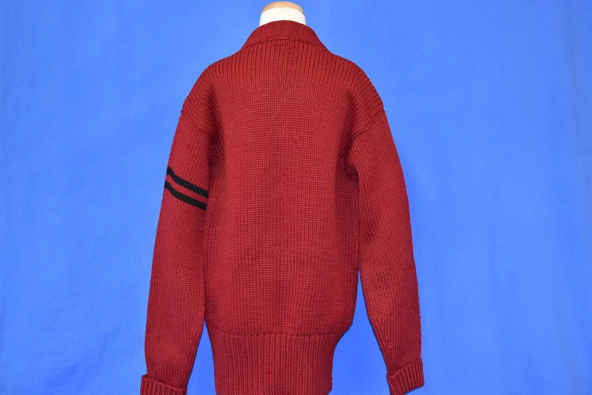 40s Varsity Letterman O Wool Sweater Small