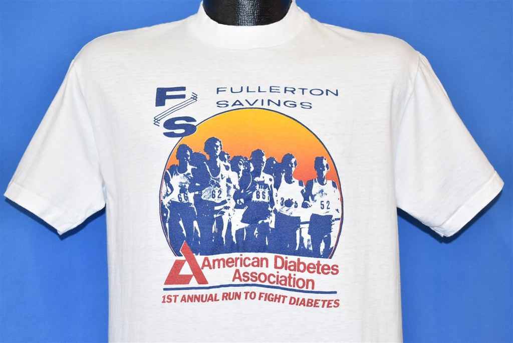70s Fullerton Savings Run to Fight Diabetes Sunset t-shirt product image 1