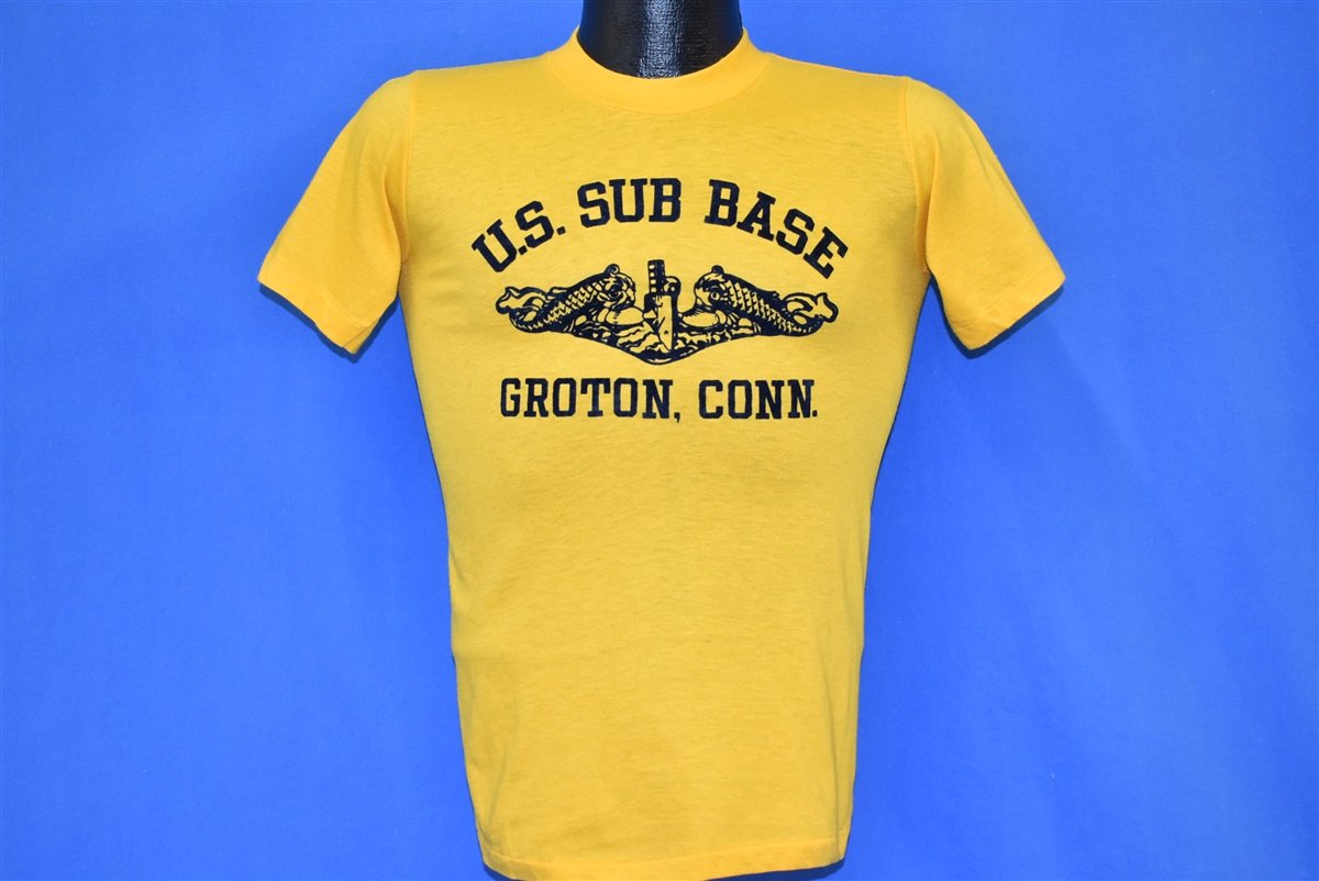 70s US Naval Submarine Groton Connecticut t-shirt Extra product image 2
