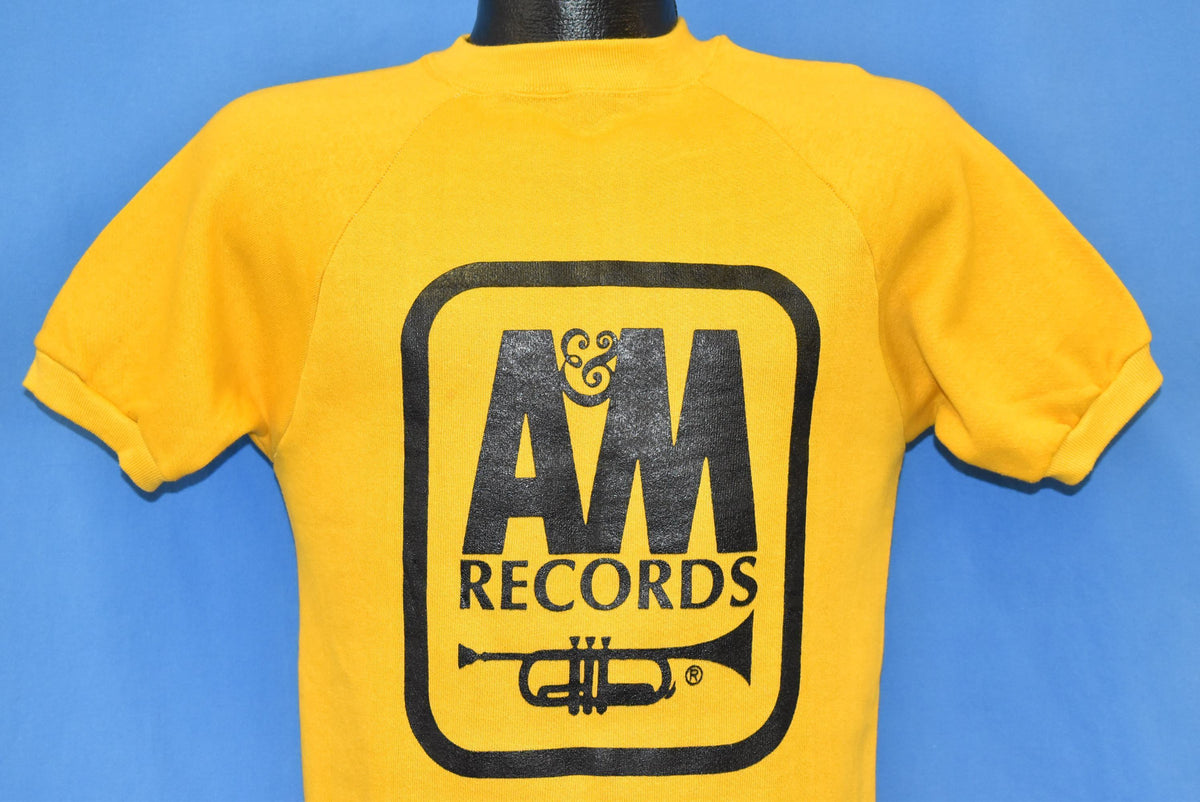 70s A&M Records Short Sleeve Sweatshirt Extra Small product image 1