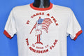 80s Takes a Pole to Hold American Flag Ringer t-shirt Medium product image 1