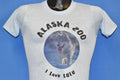 80s Alaska Zoo I Love Lulu Wolf Blue t-shirt Extra Small product image 1