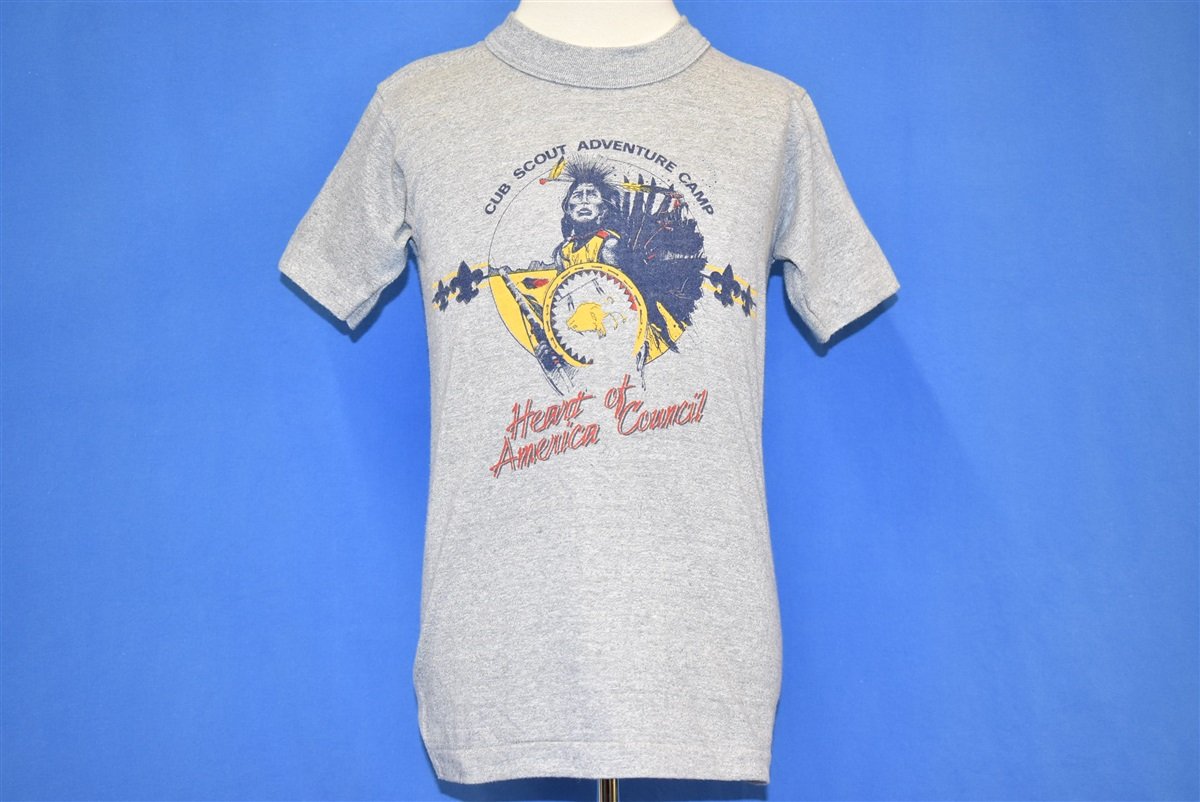80s Cub Scouts Camp Native American t-shirt Youth Medium product image 2