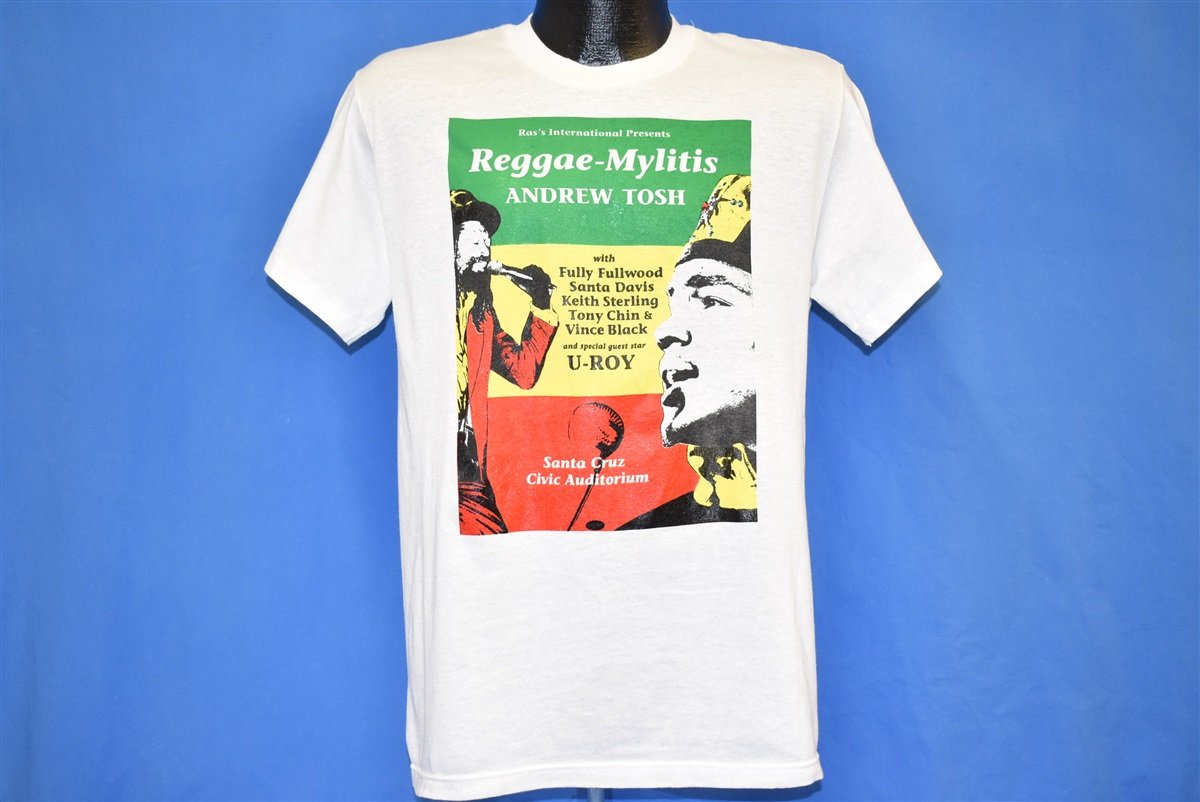 80s Reggae Mylitis Andrew Tosh UC Santa Cruz 1989 t-shirt product image 2