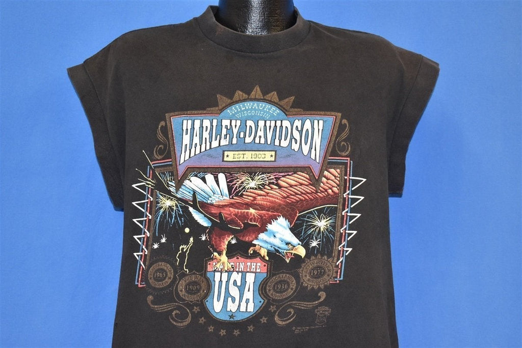 90s Harley Davidson Made in the USA Eagle t-shirt Large product image 1