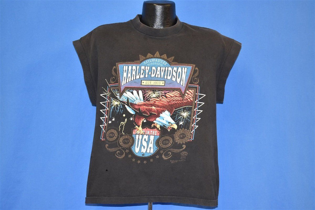 90s Harley Davidson Made in the USA Eagle t-shirt Large product image 2
