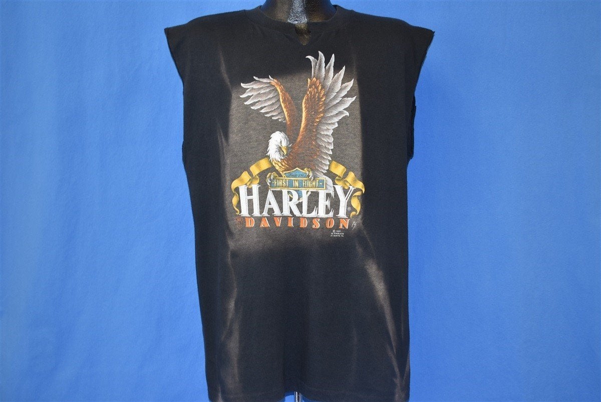 80s Harley Davidson 3D Emblem Crete IL t-shirt Extra Large product image 2