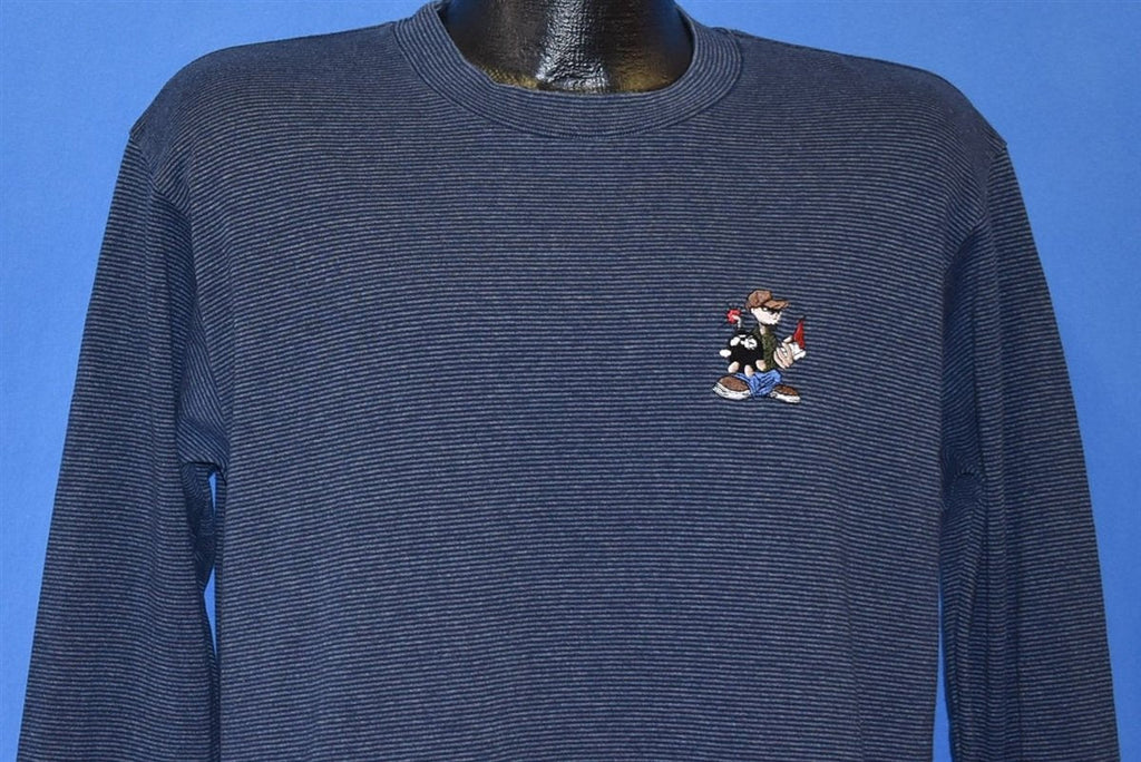 90s Breakdown Eight Ball Bomb Striped Skate t-shirt Large product image 1