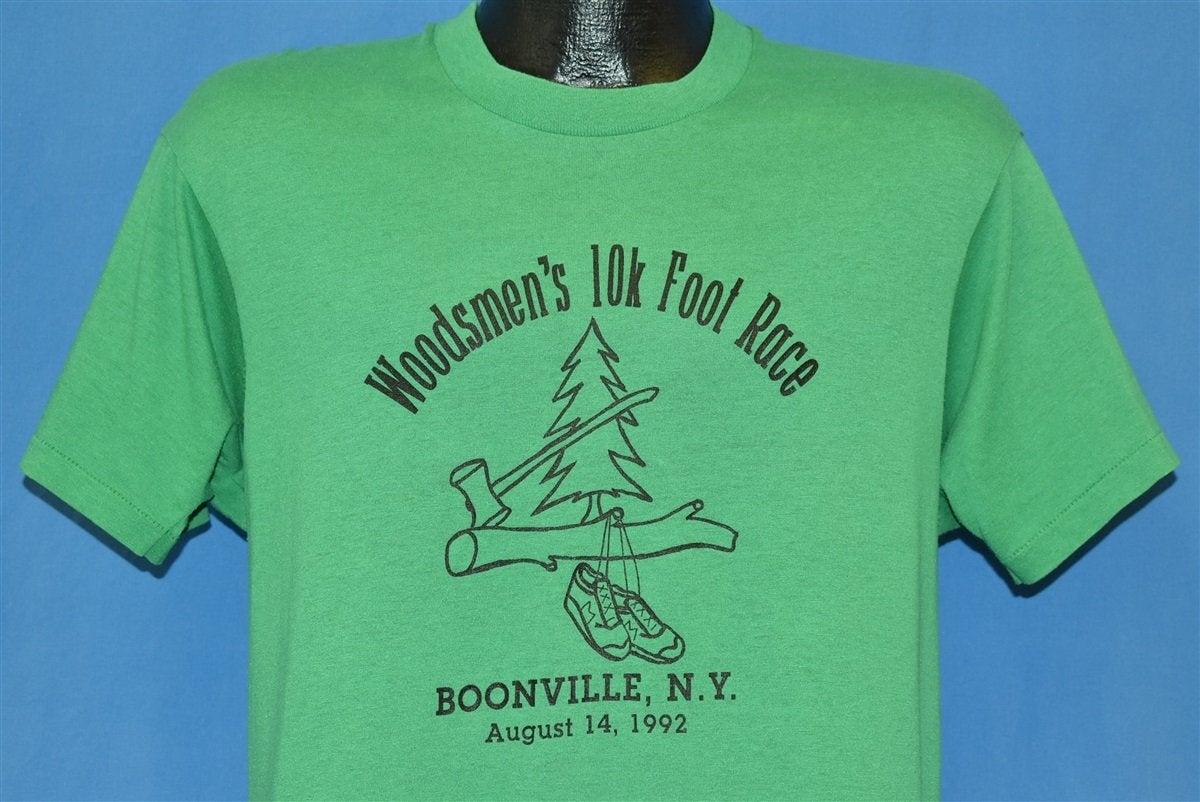 90s Woodmen's 10K Race Boonville New York t-shirt Medium product image 1