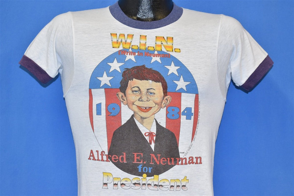 80s Alfred E Neuman for President 1984 Mad t-shirt Extra product image 1