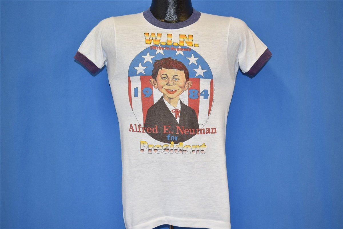 80s Alfred E Neuman for President 1984 Mad t-shirt Extra product image 2