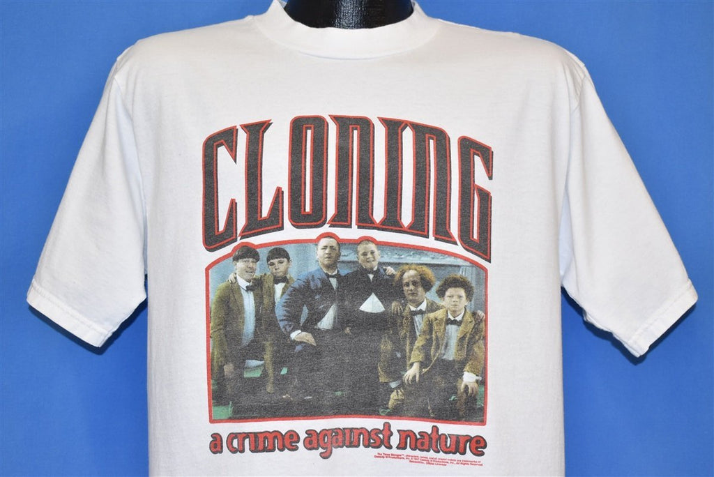 90s Three Stooges Cloning Crime Comedy t-shirt Large product image 1