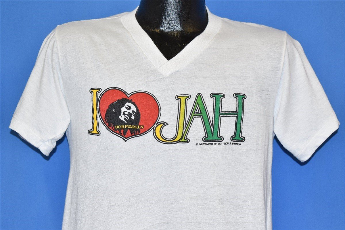 80s Bob Marley I Love Jah Reggae t-shirt Medium product image 1