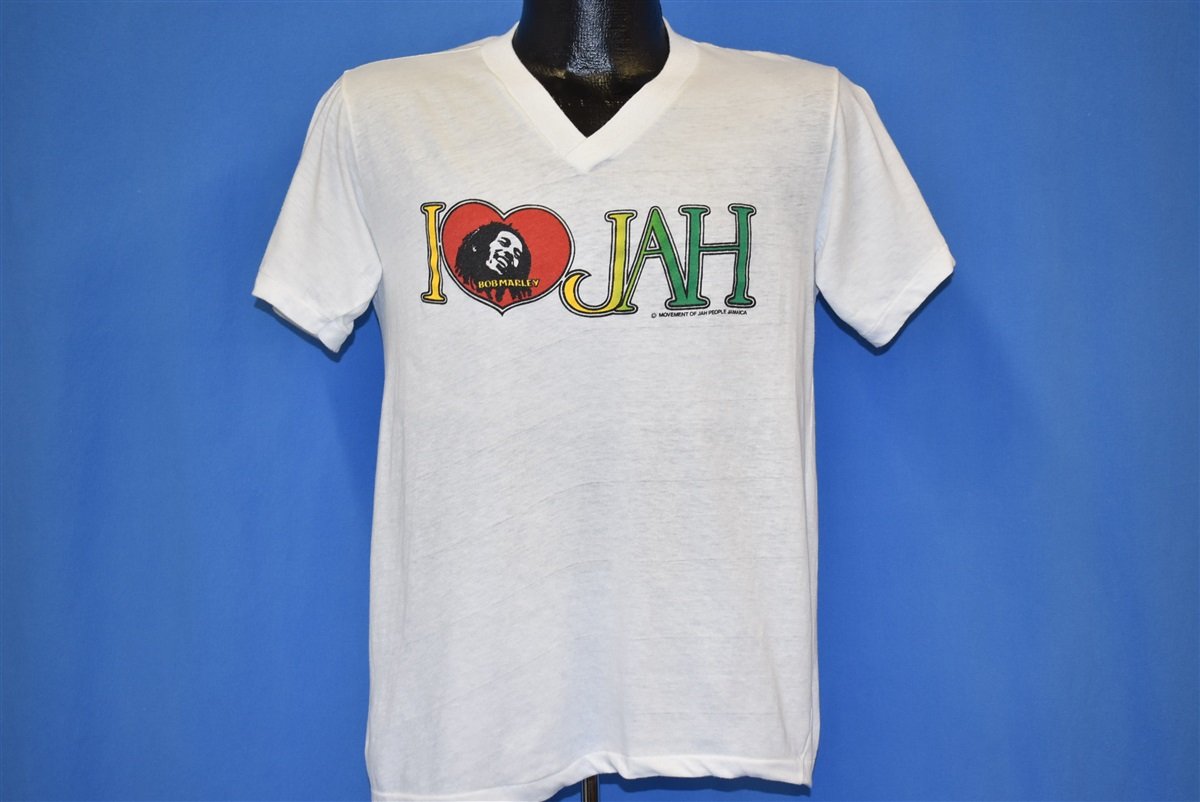 80s Bob Marley I Love Jah Reggae t-shirt Medium product image 2
