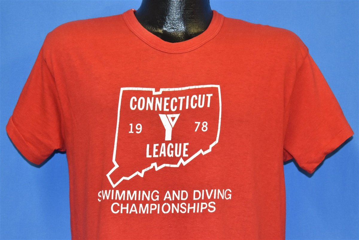 70s YMCA Connecticut Swimming Championship t-shirt Medium product image 1