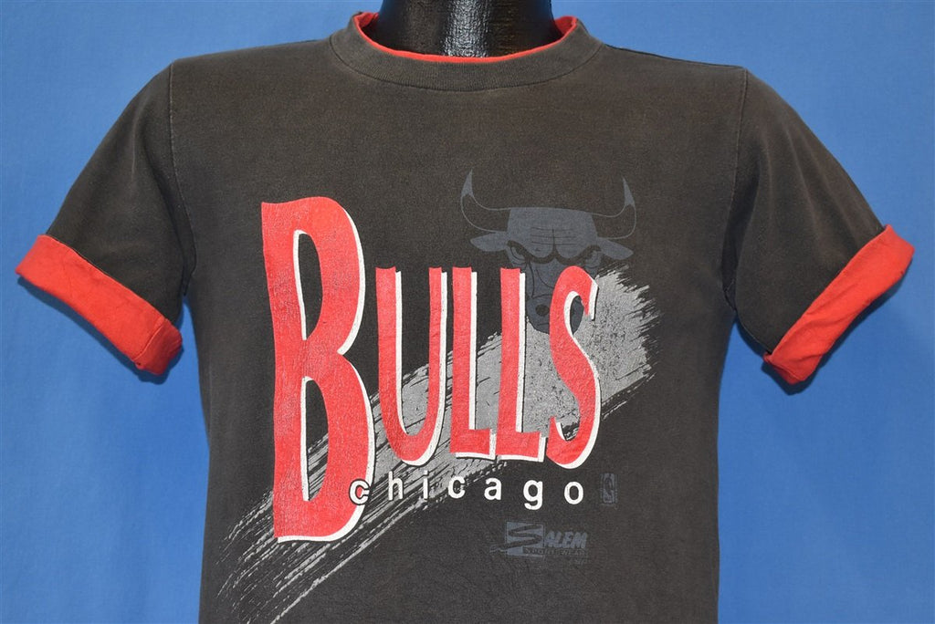 90s Chicago Bulls NBA Roll Up Sleeves Basketball t-shirt product image 1