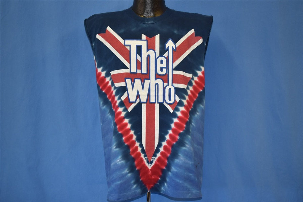 90s The Who Long Live Rock Tie Dye Union Jack t-shirt Medium product image 2