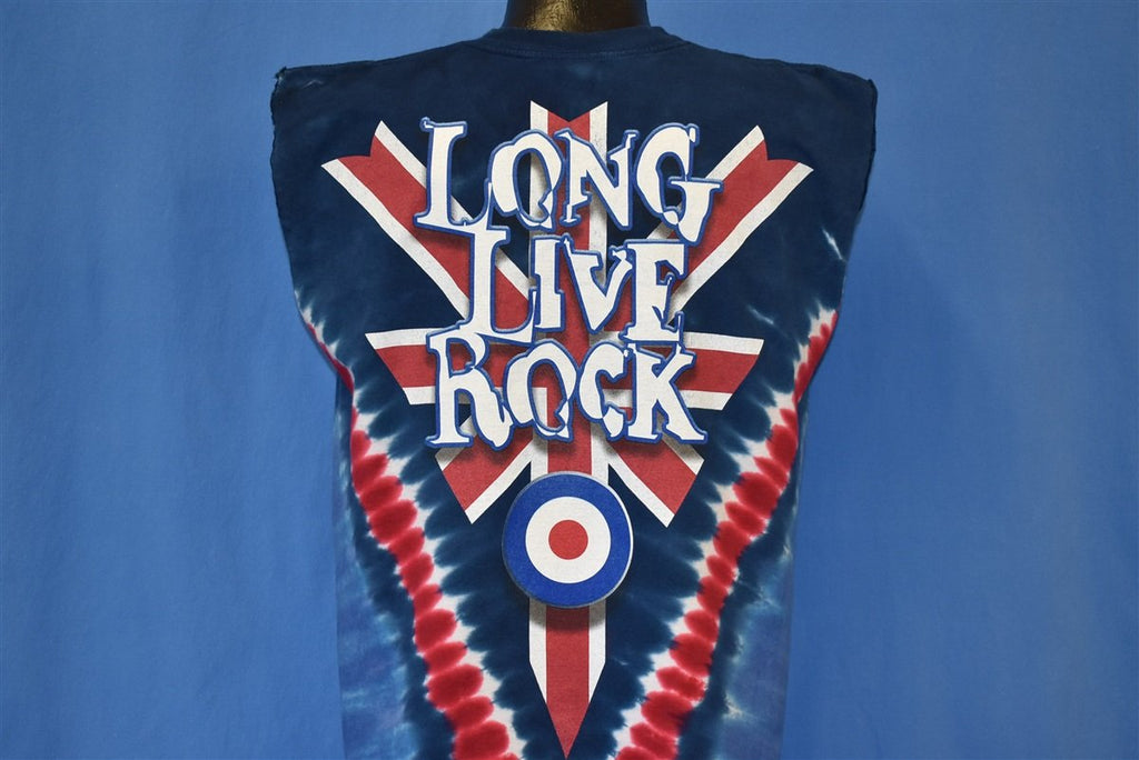 90s The Who Long Live Rock Tie Dye Union Jack t-shirt Medium product image 4