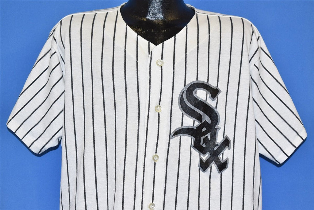 80s Chicago White Sox Pinstripe Baseball Jersey t-shirt XXL product image 1