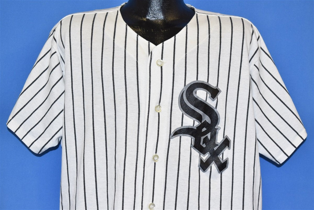 80s Chicago White Sox Pinstripe Baseball Jersey t-shirt XXL product image 1