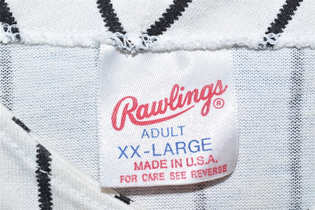 80s Chicago White Sox Pinstripe Baseball Jersey t-shirt XXL product image 4