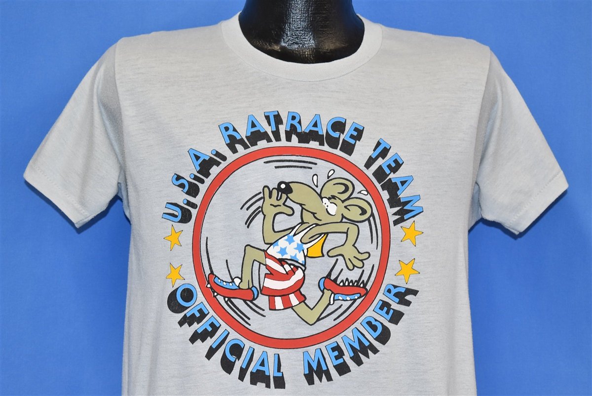 80s USA Rat Race Team Funny t-shirt Medium product image 1
