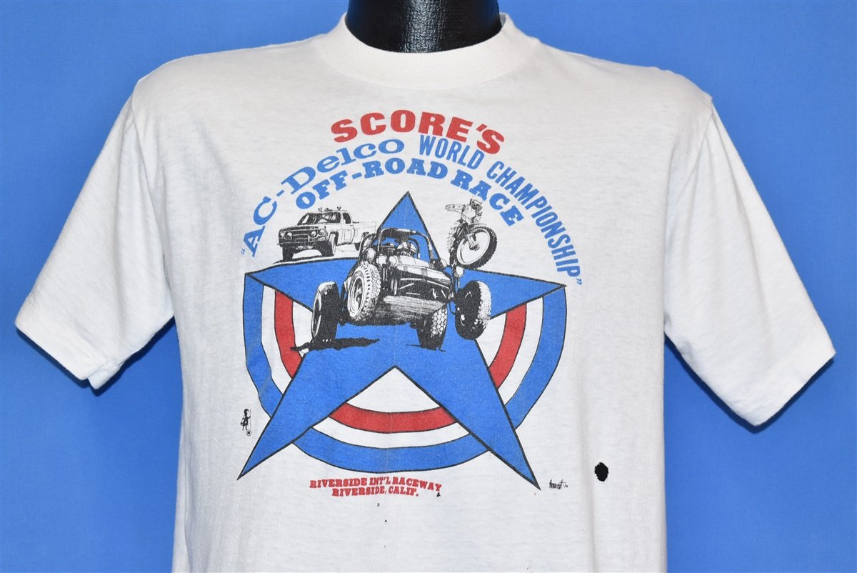 70s AC Delco SCORE World Off Road Racing t-shirt Large product image 1