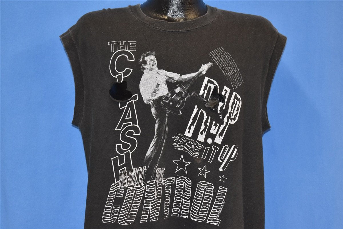 80s The Clash Rip It Up Out of Control Tour Punk t-shirt product image 1