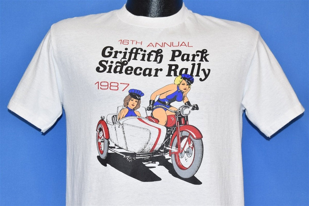 80s Griffith Park Sidecar Rally 16th Annual t-shirt Medium product image 1
