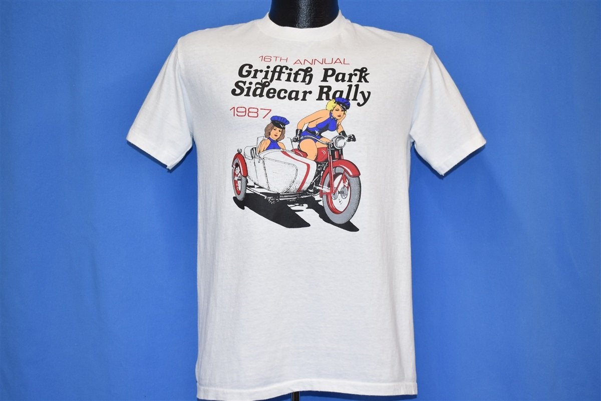 80s Griffith Park Sidecar Rally 16th Annual t-shirt Medium product image 2