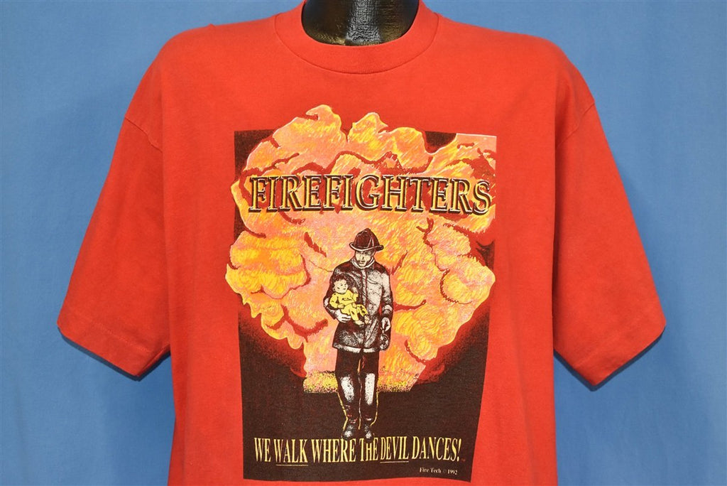 90s Firefighters Walk Where Devil Dances t-shirt Extra Large product image 1