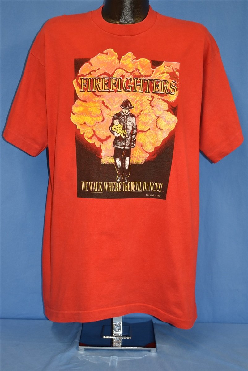 90s Firefighters Walk Where Devil Dances t-shirt Extra Large product image 2
