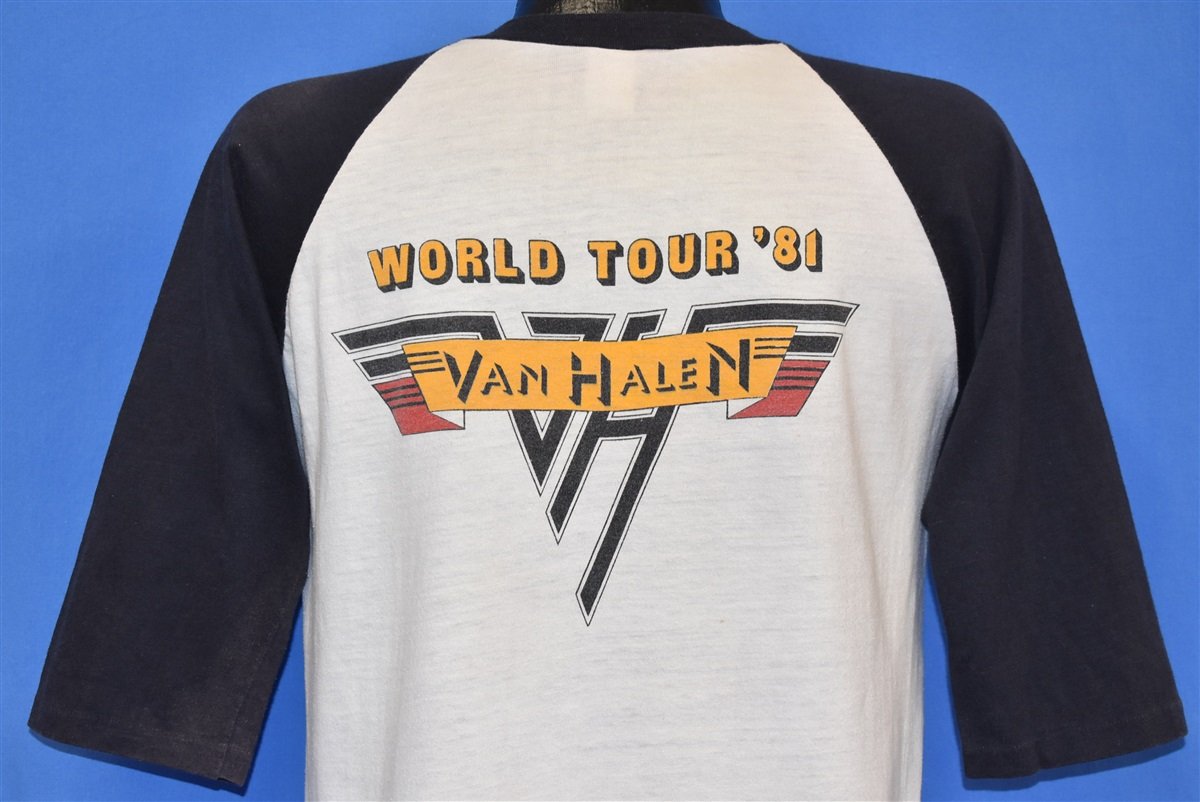 80s Van Halen Worldwide Tour 1981 Rock t-shirt Medium product image 3