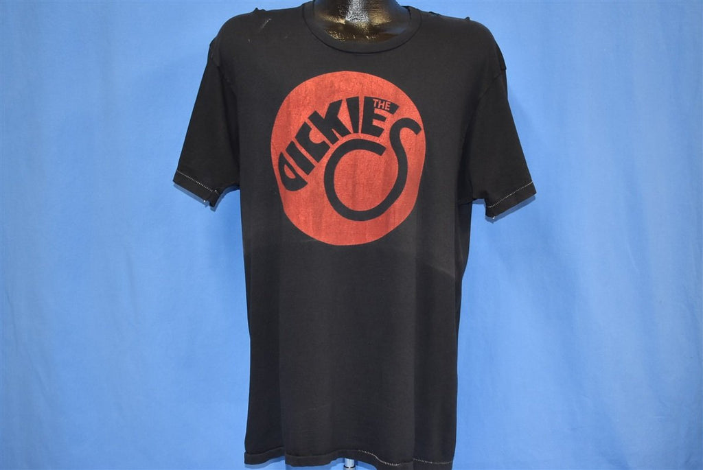 80s The Dickies Punk Rock Band Logo Distressed t-shirt Large product image 2