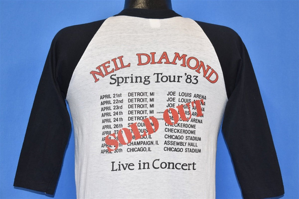 80s Neil Diamond Spring Tour 1983 t-shirt Small product image 3