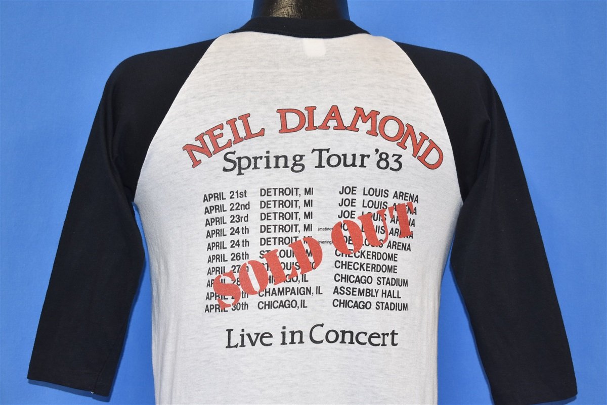 80s Neil Diamond Spring Tour 1983 t-shirt Small product image 3