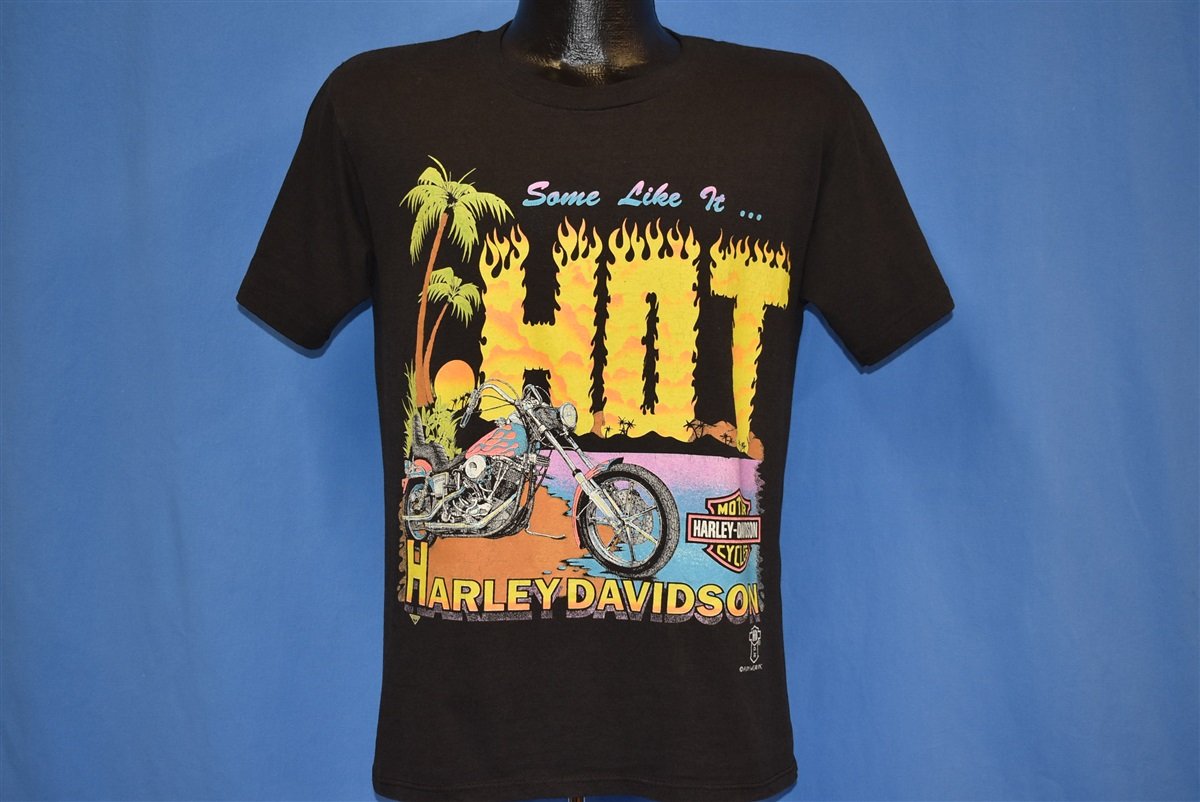90s Harley Davidson Some Like It Hot Biker t-shirt Medium product image 2
