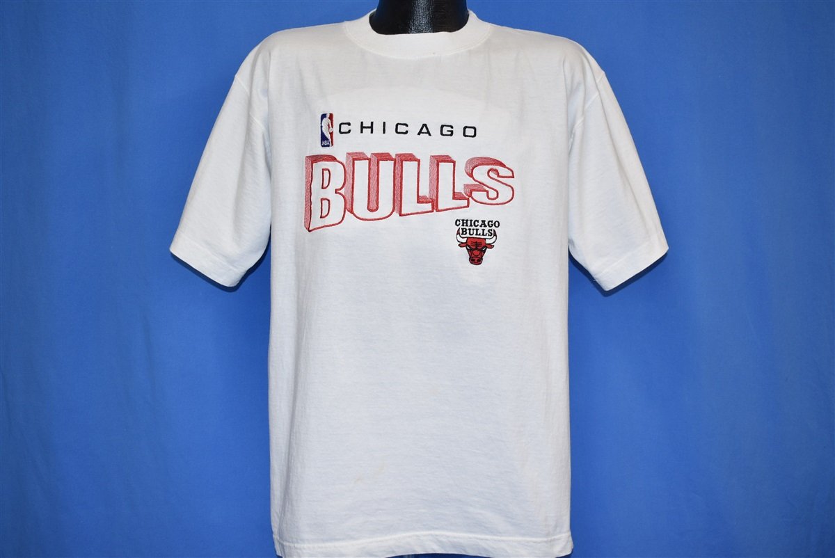 90s Chicago Bulls Embroidered NBA Basketball t-shirt Medium product image 2