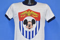 80s Mickey Mouse Patriotic Shield Disney Ringer t-shirt product image 1