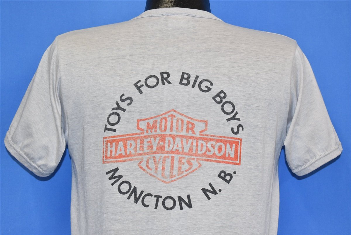 80s Harley Davidson Moncton NB Canada Biker t-shirt Medium product image 4