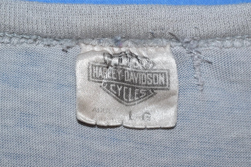 80s Harley Davidson Moncton NB Canada Biker t-shirt Medium product image 5