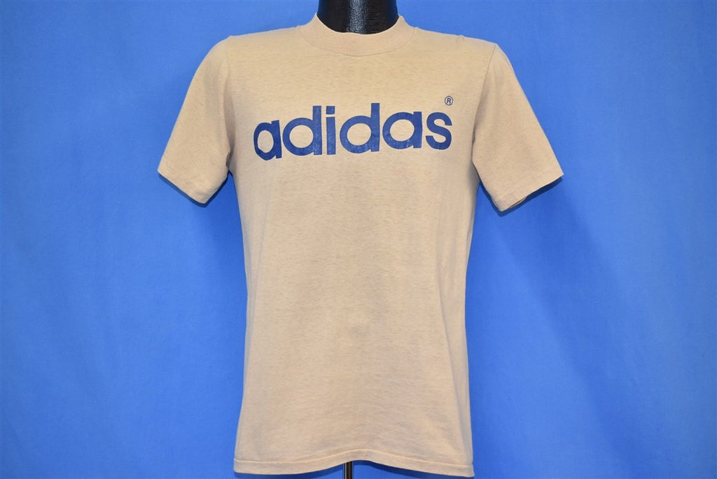 70s Adidas Spell Out Logo Beige t-shirt Small product image 2