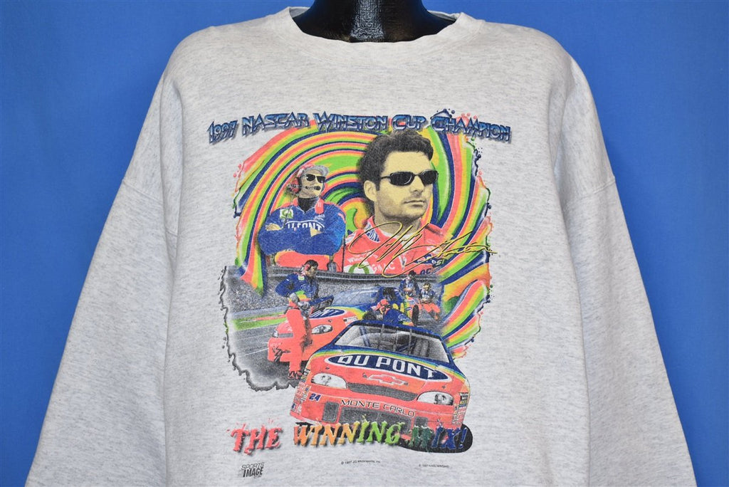 90s Jeff Gordon 1997 Winston Cup Champ Sweatshirt XXL