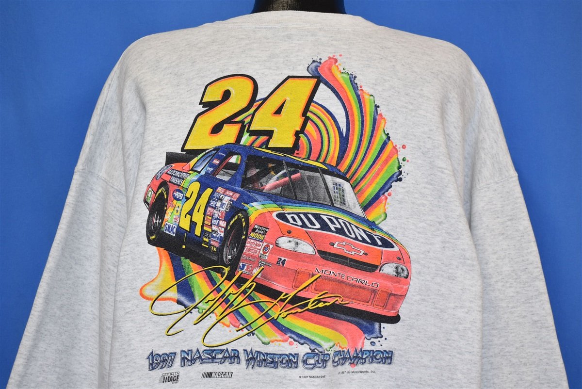 90s Jeff Gordon 1997 Winston Cup Champ Sweatshirt XXL