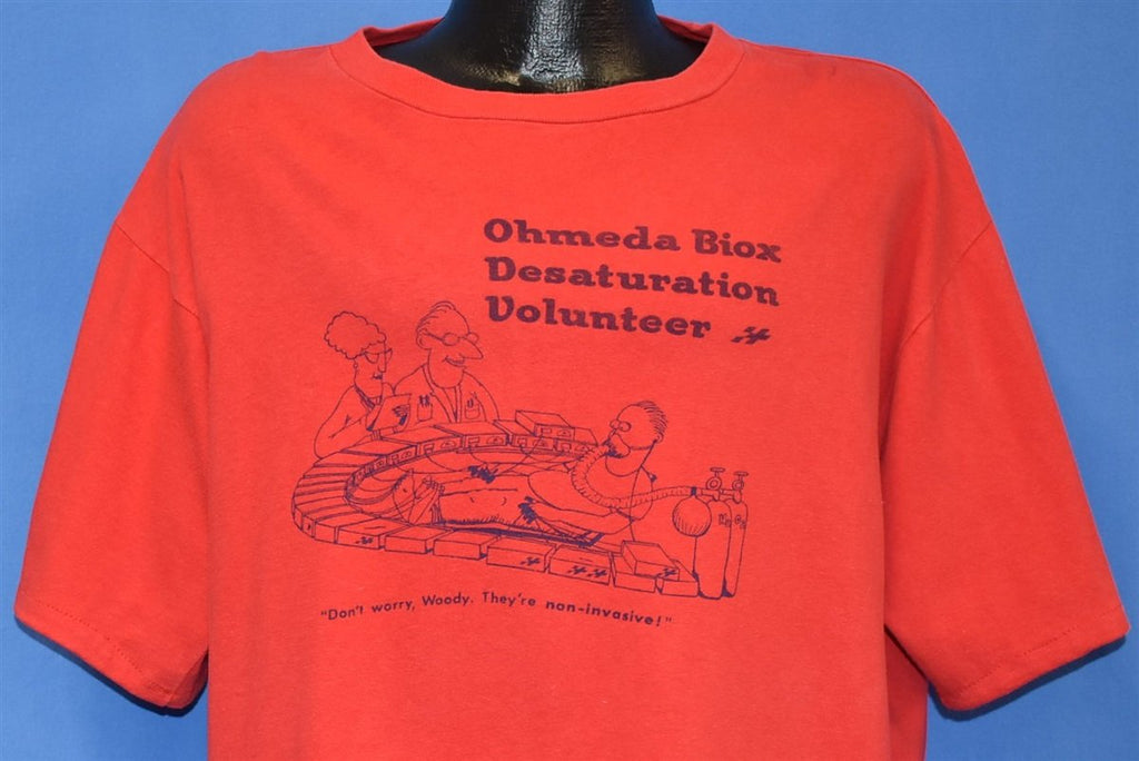 70s Ohmeda Biox Funny Cartoon t-shirt Extra Large product image 1