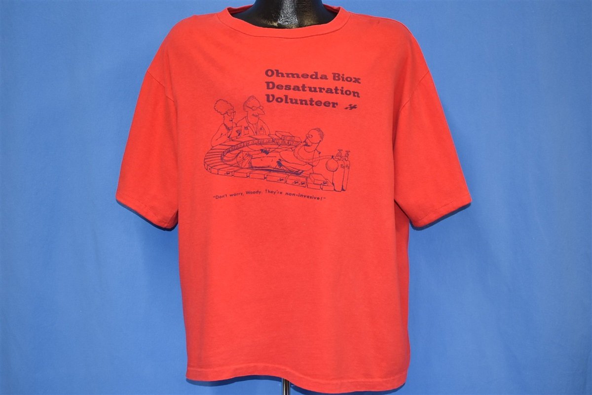 70s Ohmeda Biox Funny Cartoon t-shirt Extra Large product image 2