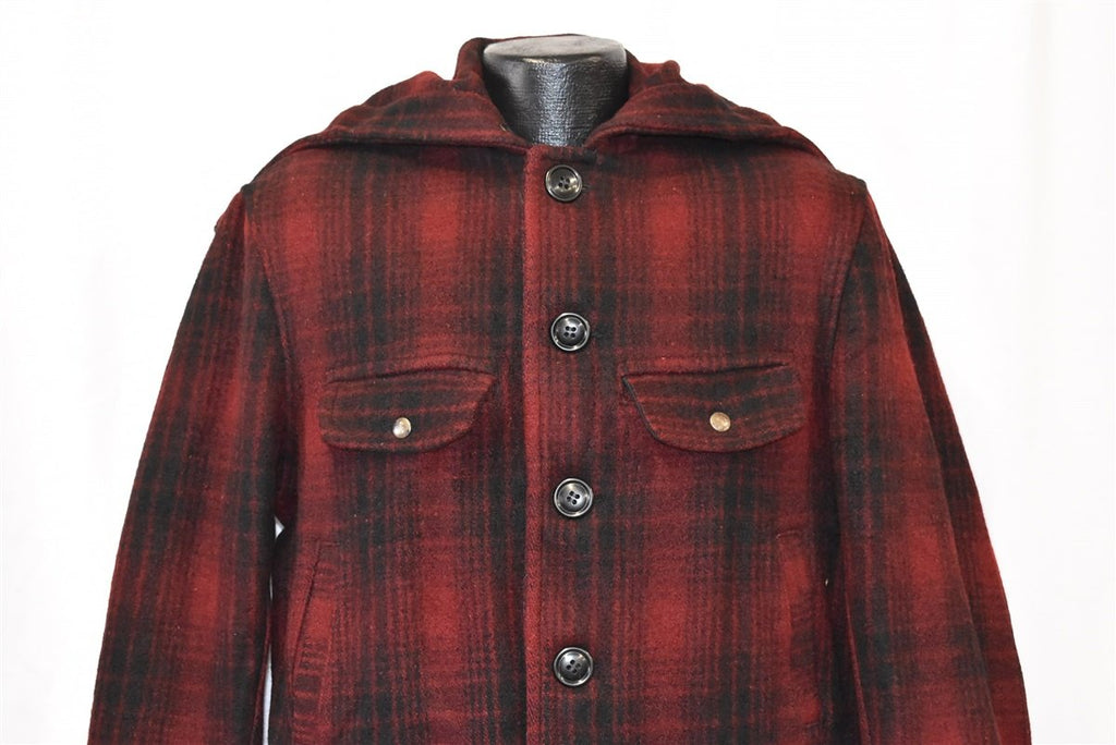 40s Carter's H.W. Plaid Wool Hunting Jacket Large product image 1