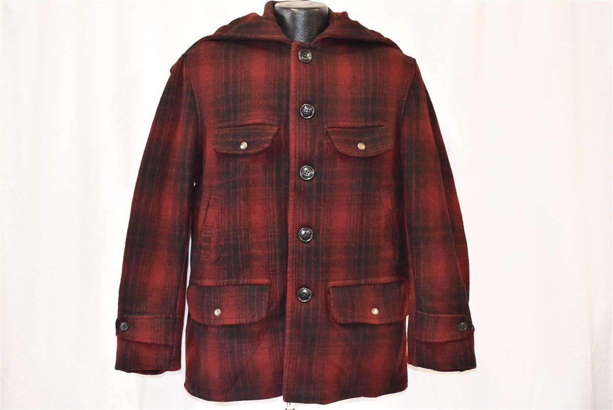 40s Carter's H.W. Plaid Wool Hunting Jacket Large product image 2