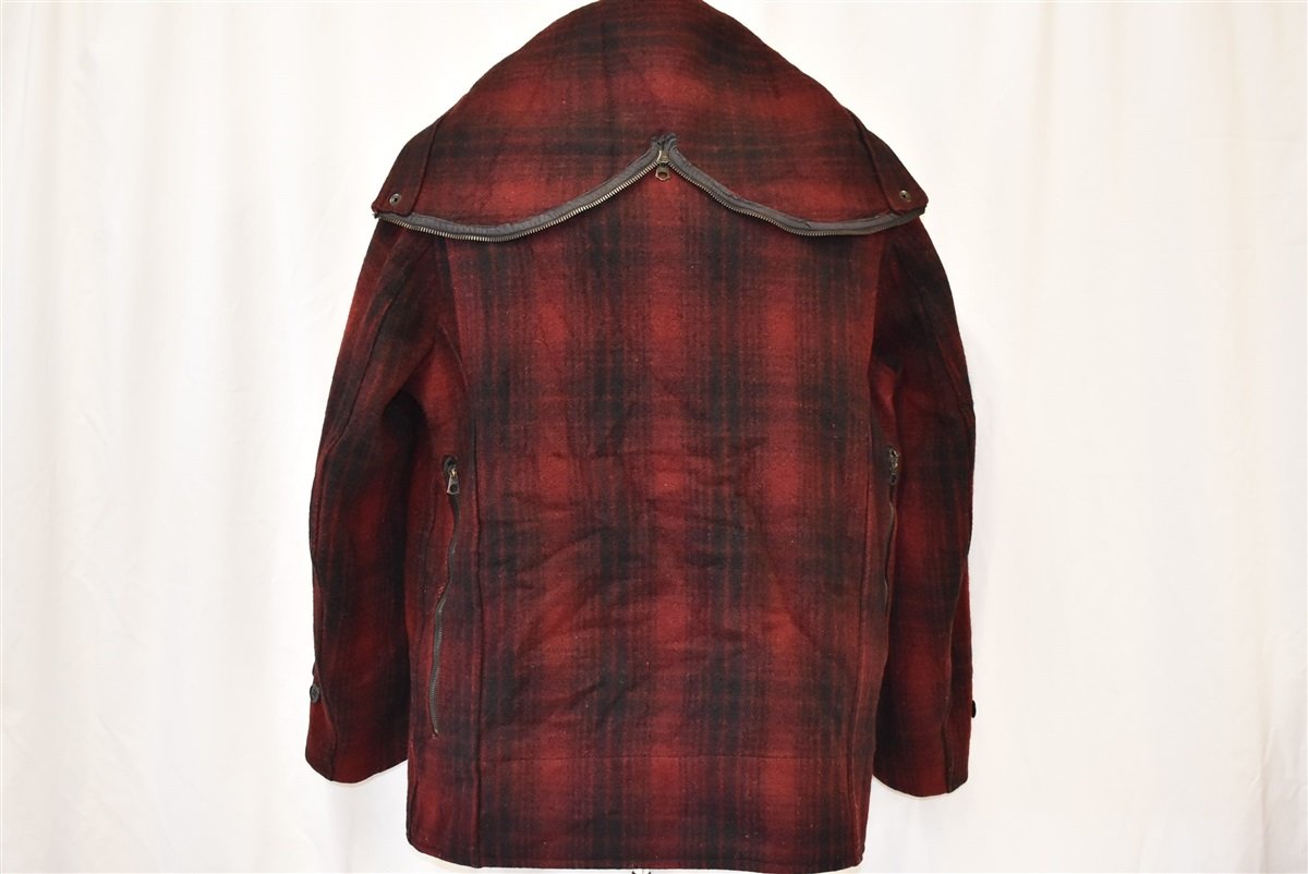 40s Carter's H.W. Plaid Wool Hunting Jacket Large product image 3