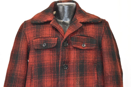30s Profile Carter & Churchill Red Black Wool Jacket Large product image 1